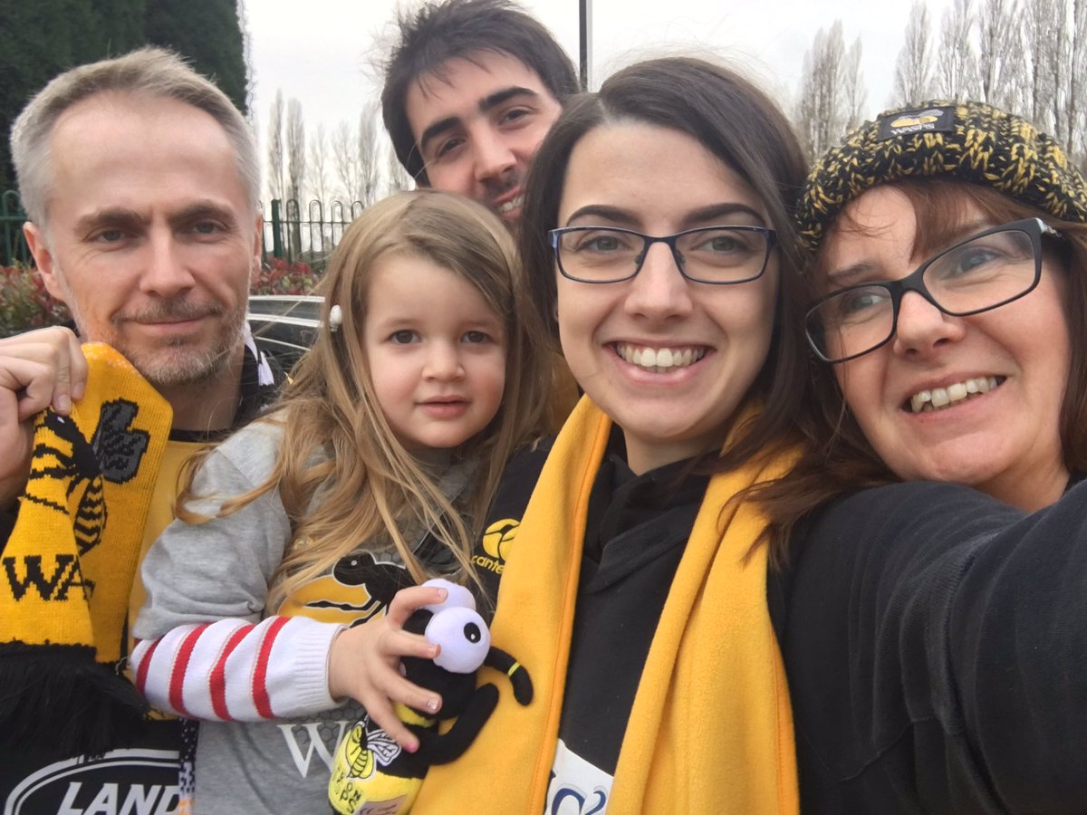 Louise (@lo_weeze) on Twitter photo Best way to spend Christmas Eve. Taking little'un to her first ever <a href="/WaspsRugby/">Wasps Rugby</a> game and introducing her to the wasps family 🐝 #wearewasps Best way to spend Christmas Eve. Taking little'un to her first ever <a href="/WaspsRugby/">Wasps Rugby</a> game and introducing her to the wasps family 🐝 #wearewasps