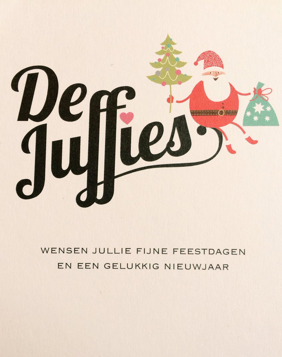 Fijne feestdagen! #IJsselstein #Werkhoven dejuffies.com