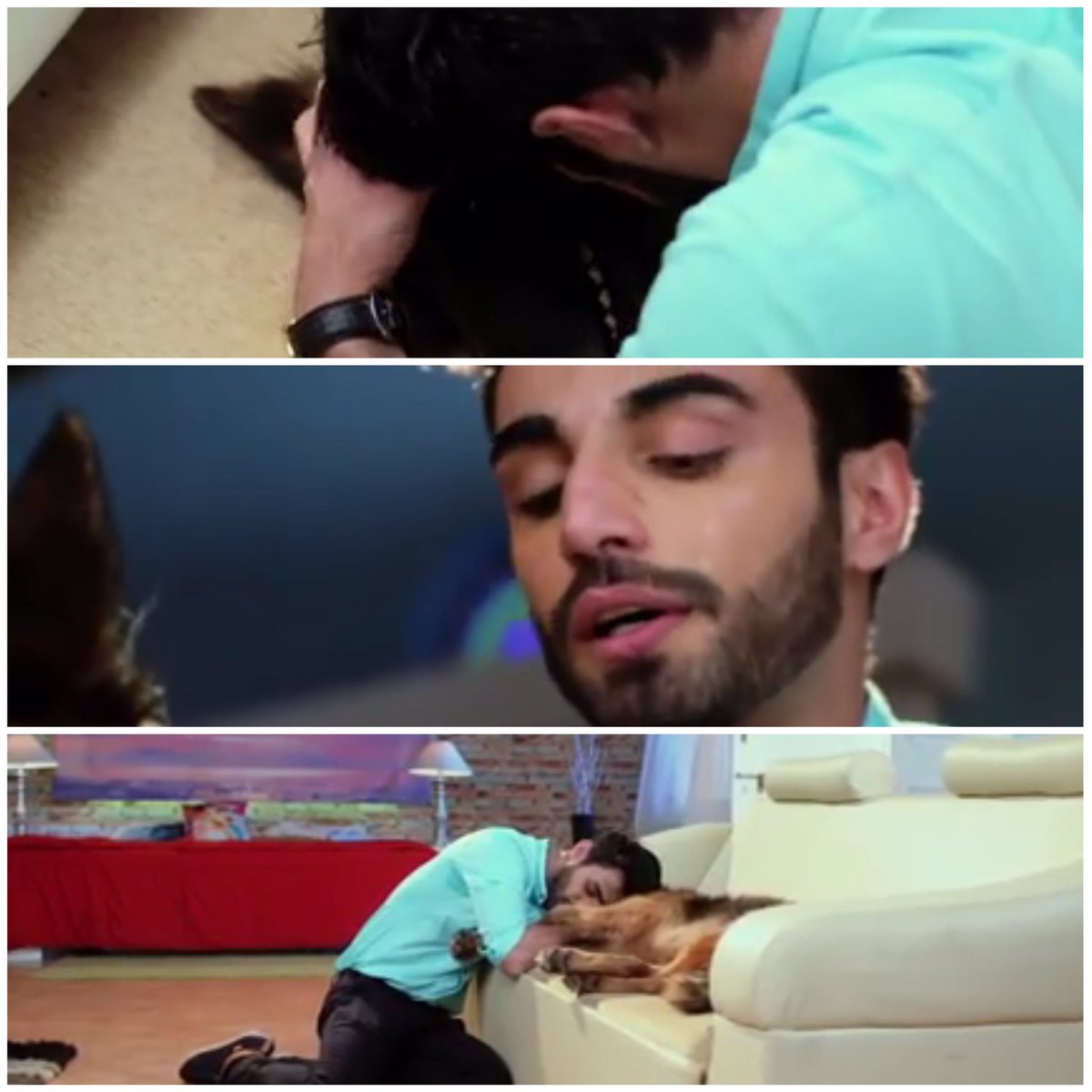 Nasreeta21's tweet photo. OMG this scene broke my heart. 😭 Saiyyam's fear of losing his one &amp; only source of unconditional love.  #PerfectlyCaptured @BabaJotwani https://t.co/cU5Krqr2K0