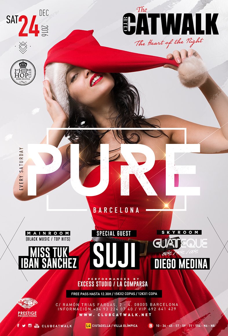 ClubCatwalk2004's tweet photo. #suji #misstuk #ibansanchez #diegomedina #guestlist #bcn #partynight #rnb #hiphop #dancehall #house #clubcatwalkbcn #purecatwalk #saturday https://t.co/HF5ZrjxGdO