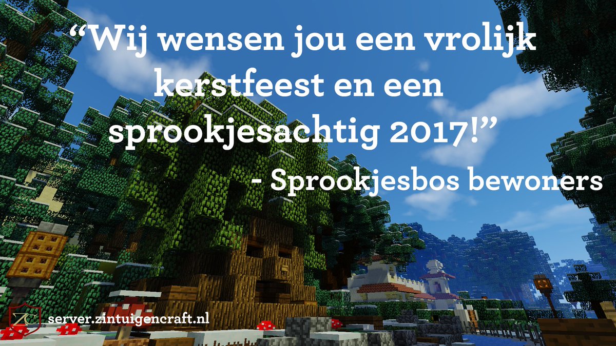 ZintuigenCraft's tweet photo. Het team en de Sprookjesbos bewoners wensen jullie allemaal een vrolijk kerstfeest en een sprookjesachtig 2017 toe! #Kerst #kerstavond🎅🏻 https://t.co/eL3PxinknY