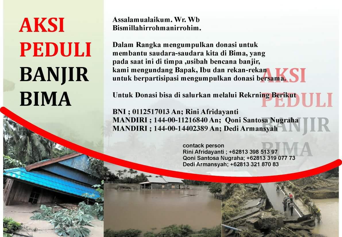 Arie_Kriting's tweet photo. Salurkan bantuan untuk BIMA. Ini yang kelola adalah teman-teman saya di Malang, Lombok dan Bima. Silahkan di-share juga. https://t.co/XfiJt3GJkU