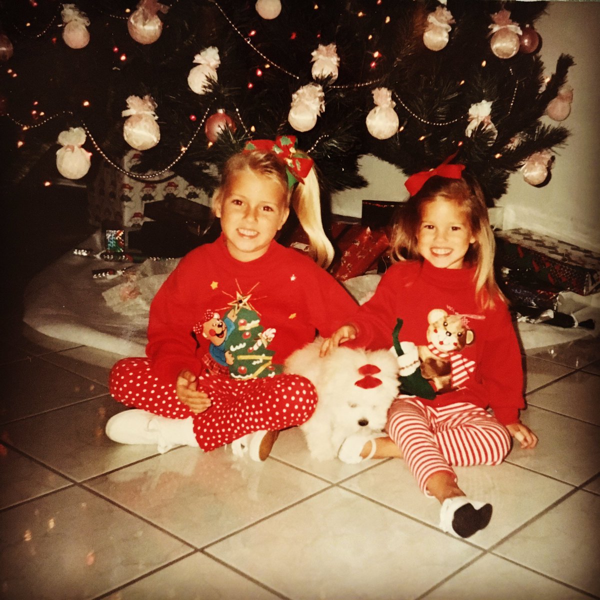 CassadeePope's tweet photo. Merry Christmas Eve! I have a feeling our outfits this year will not top these. https://t.co/KCcRqOBjGO