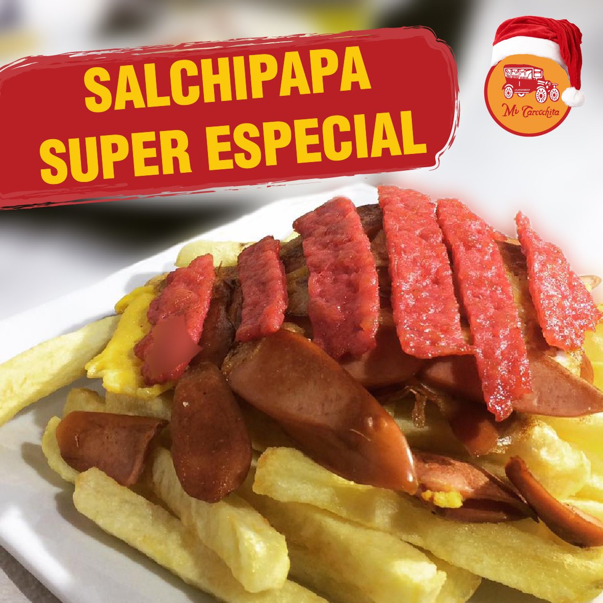 MiCarcochitar's tweet photo. La infaltable salchipapa super especial!!! solo en #MiCarcochita #BienServido https://t.co/bAULGAThsW