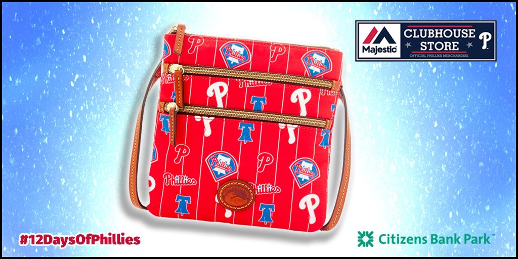 Philadelphia Phillies on X: Final day of #12DaysofPhillies, get 40% off  ladies merchandise at @PhilliesMCS! RT for chance to win this #Phillies  Dooney & Bourke bag!  / X