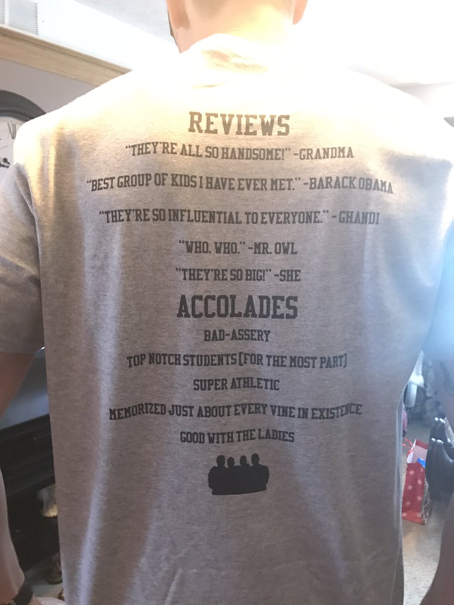 nate_whitting's tweet image. Jake made all of us these shirts for christmas😂😂 I&apos;m dead