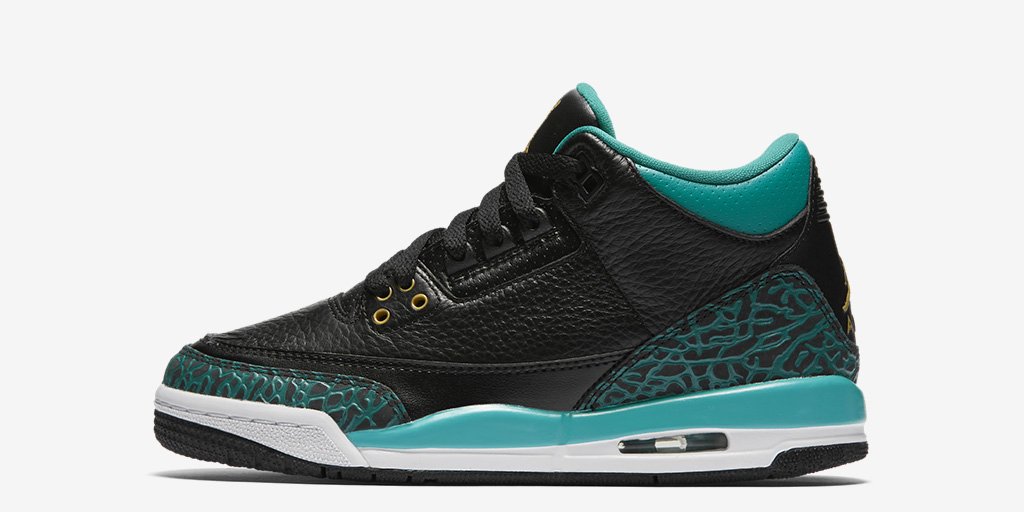 nikestore's tweet photo. The Girls' @Jumpman23 Air Jordan 3 'Black/Rio Teal'

🇺🇸: https://t.co/2hWfrlRU1L
🌎🌍🌏: https://t.co/gWqmHqJQxi https://t.co/LK4t5IGelF