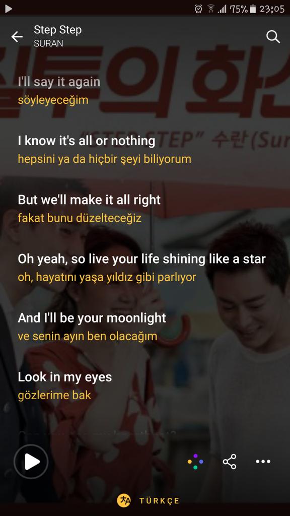 morethanwordsz's tweet image. Sorarlarsa çevirmen şarkıyı katletti dersiniz 😏

#np #suran #stepstep