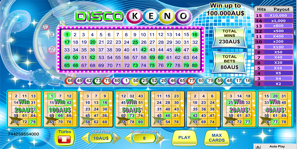 Real Money Keno Games