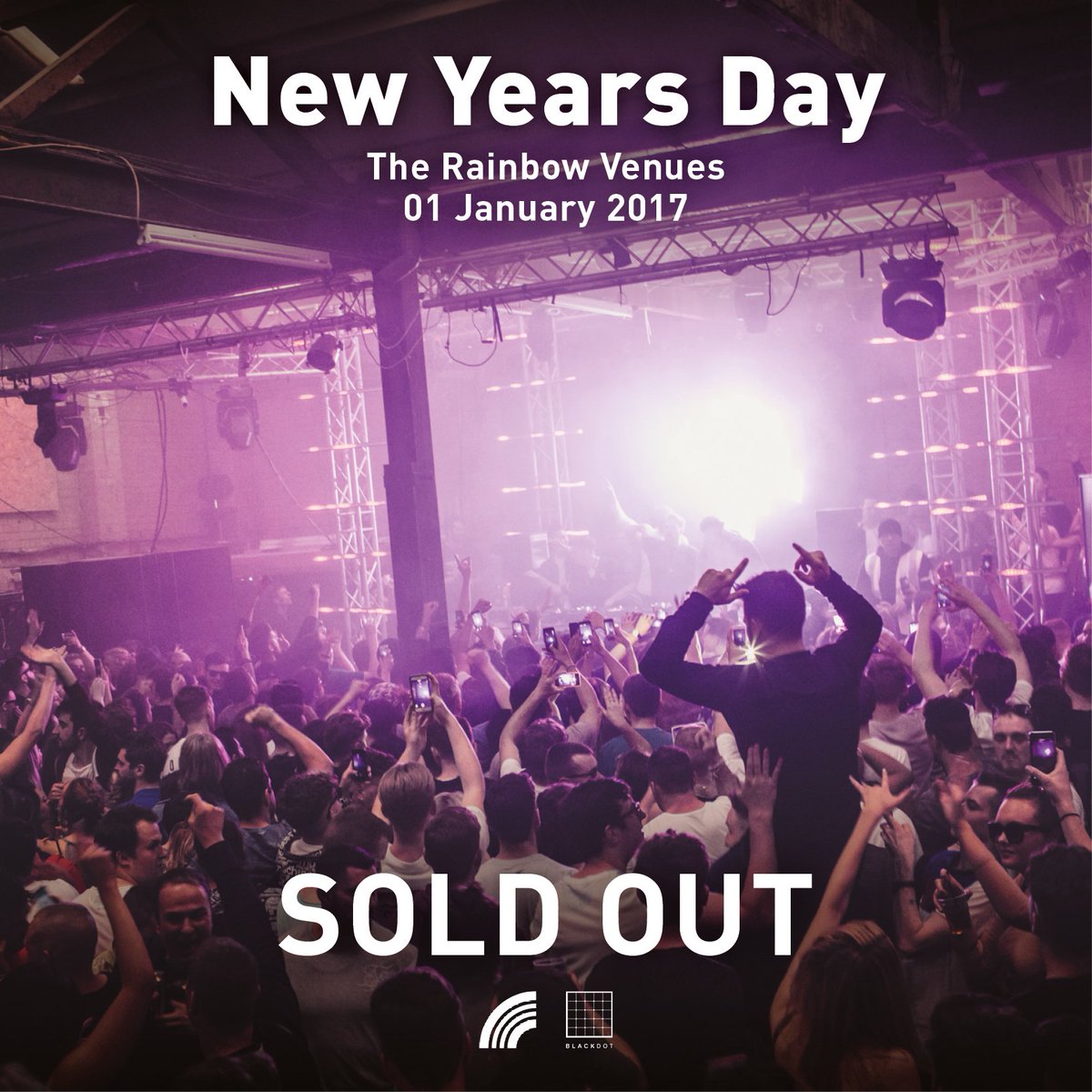 NEW YEARS DAY HAS OFFICIALLY SOLD OUT!! Let’s make the first party of 2017 one to remember