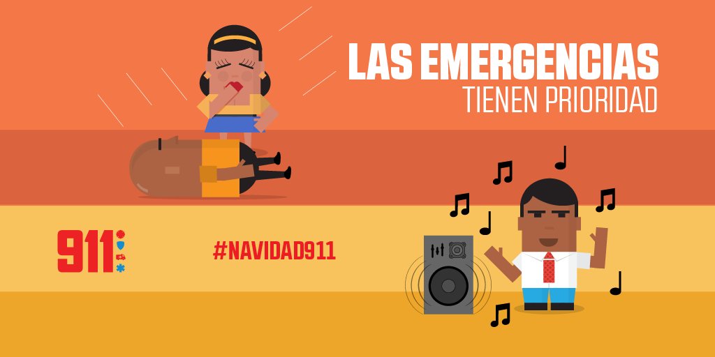 Sistema911_RD's tweet photo. Una persona desmayada o un reporte por exceso de ruido, ¿cuál crees que debemos atender primero? #Navidad911 https://t.co/eu4OeageQO