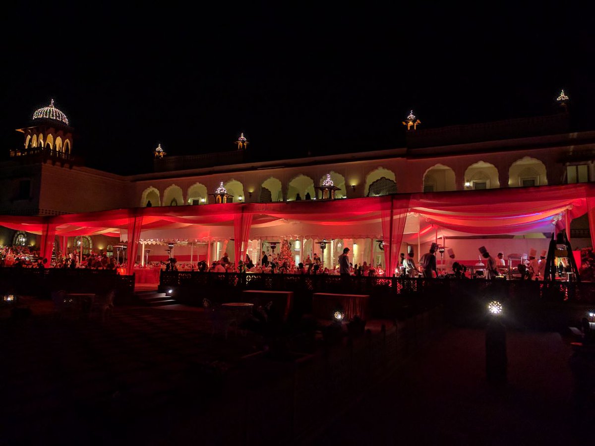 We are all set for a wonderful evening of fun, celebration and joy! It's #ChristmasEve at #JaiMahalPalace!