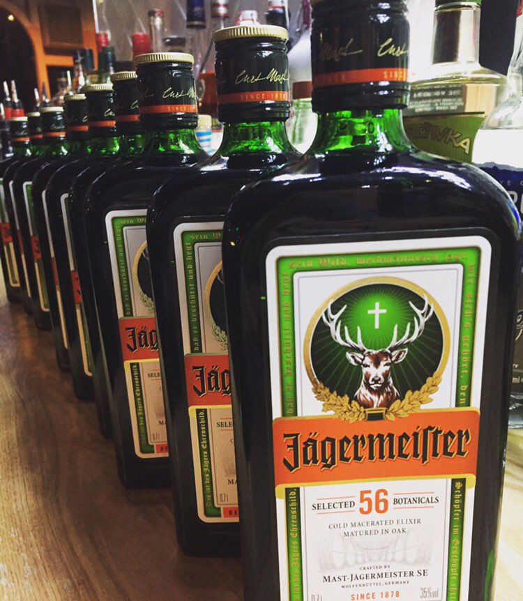 TheBristolPear's tweet photo. Christmas Eve, we're ready for you. 🎄 #jager #christmas #liquidcheer https://t.co/fiOxR2ODsf