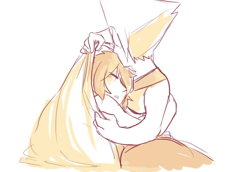 “Lapis likes sleeping and Peridot know that
so she won't disturb her. Merry Christmas everyone.:3”