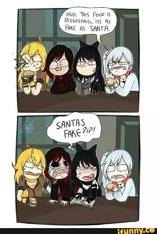 Weiss, you just destroyed a child's innocence "/

#RWBY 