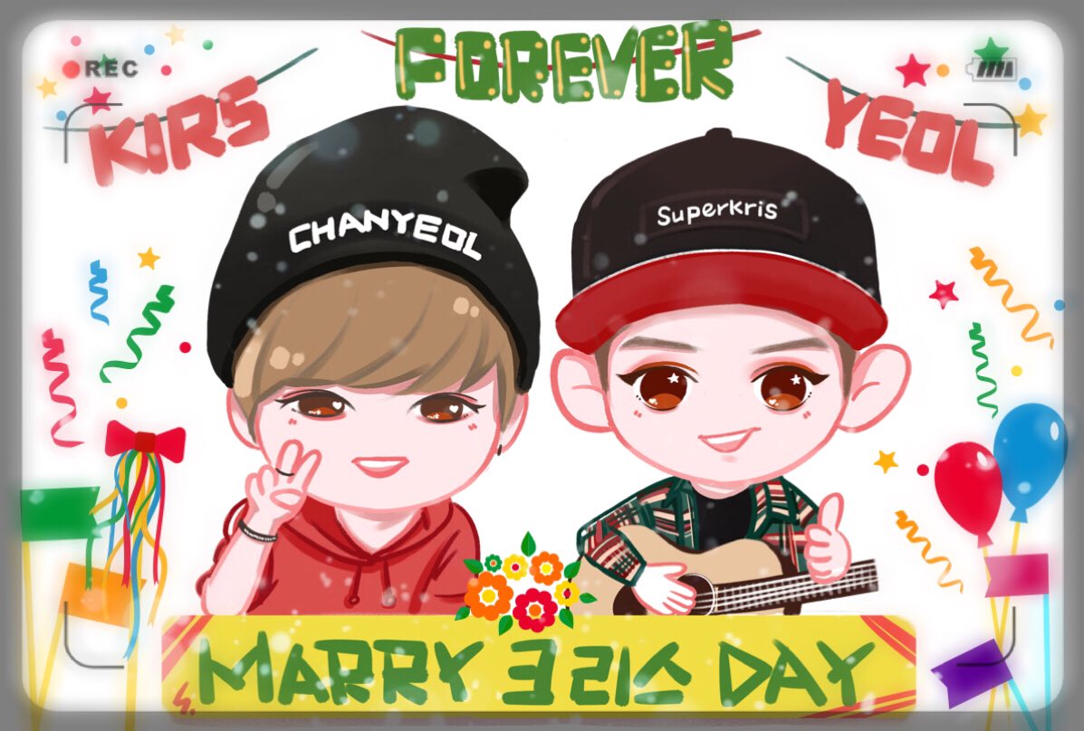 sep_song0627's tweet photo. #kriswu #wuyifan #CHANYEOL #찬열 #krisyeol  🎄🎅🎄 https://t.co/Ubj35mEwkB