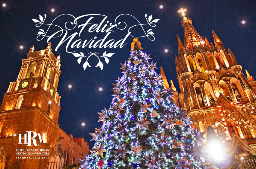 HRealDeMinas's tweet photo. ¡#FelizNavidad a todos! En Real de Minas esperamos que disfruten de estos días con sus seres queridos. #SanMiguelDeAllende https://t.co/jFED83Zgtg