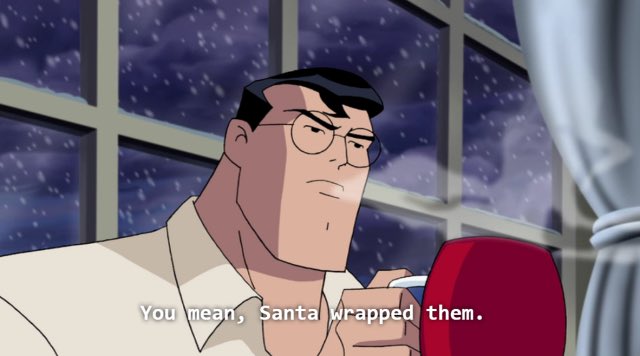 Dc Animated On Twitter Reminder That Clark Believes In Santa