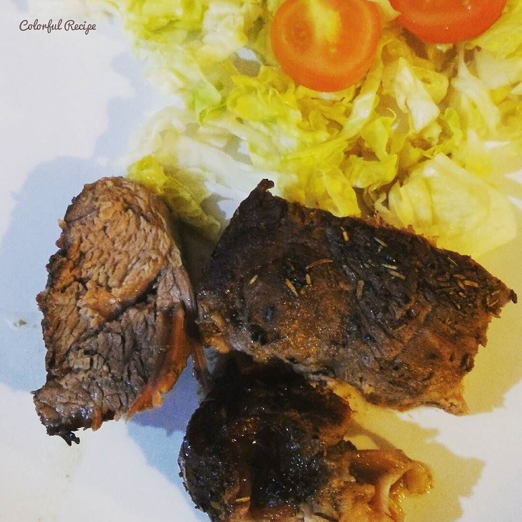 pflifestyle's tweet photo. RT colorfulrecipe #ketogenic #paleo dinner with #lamb 🍖 and a simple #salad 😋 #glutenfree #ketojenik #tasde… … https://t.co/o8WLPKPSJp