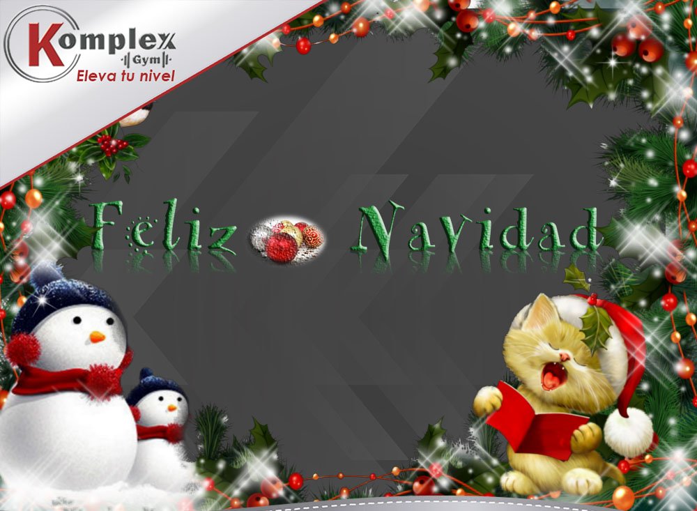KomplexGym's tweet photo. Te deseamos una Feliz Navidad, de parte de toda la familia @KomplexGym https://t.co/TXSvahVwFn