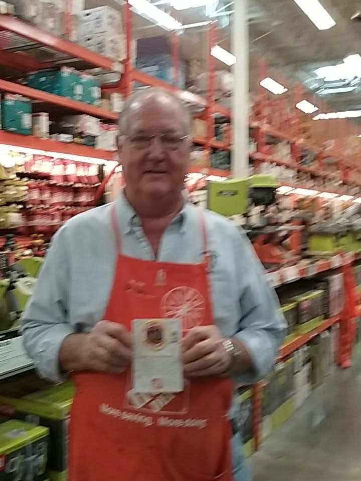 Jim strausser 13 years at home depot