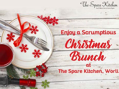TheSpareKitchen's tweet photo. Spend your #Christmas at The Spare Kitchen! Enjoy a scrumptious Christmas spread at Worli that will fill you up with love &amp; Christmas cheer! https://t.co/Nkg1zqsj0i