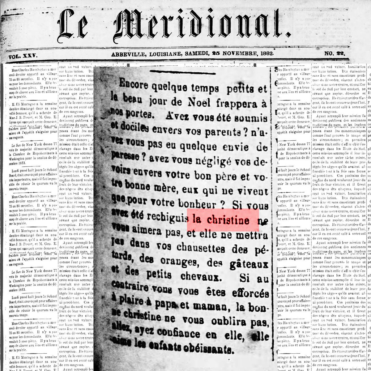 "La Christine en Louisiane" - Du nouveau dans LES CARNETS NORD/SUD #Louisiane #Noël #Traditions 

lescarnetsnordsud.blog/2016/12/24/qui…