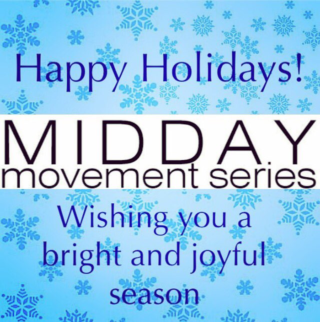 Happiest of holidays to you and yours, from all of us in the Midday Movement Series! #bosarts #bosdance #middaymovement #BostonWinter