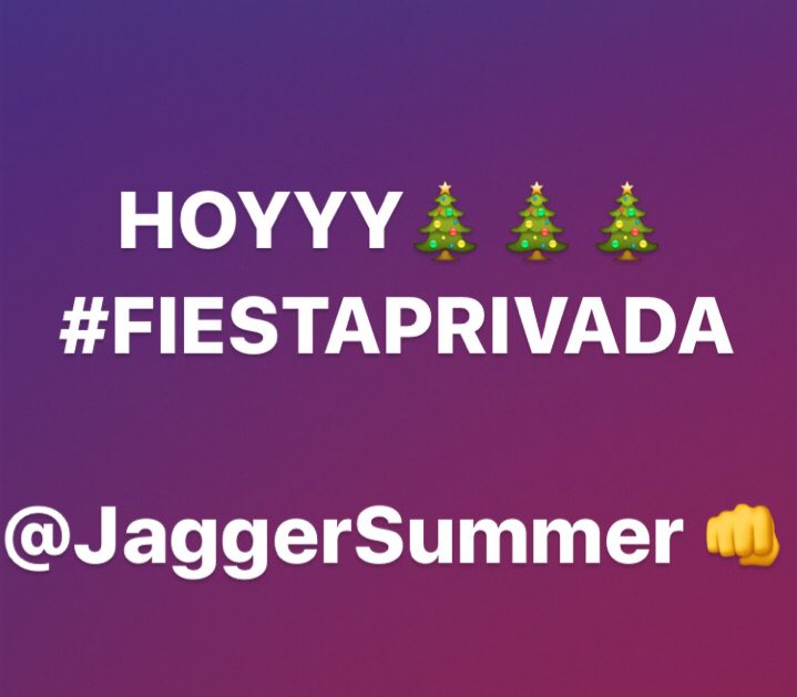 EmiSanchez123's tweet photo. #HOY Brinda Tranquilo 🎄🎅, Después se Baila en @JaggerSummer - 
Mujeres Free/ 2:00am #FiestaPrivada #JaggerClub https://t.co/jMUSmpjVKI