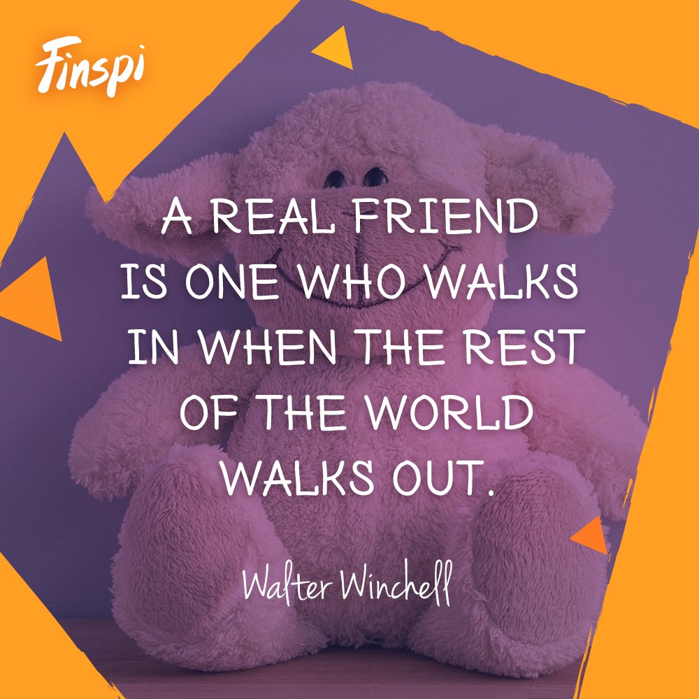 FinspiOfficial's tweet photo. And what is friendship for you? https://t.co/2obHz2u0jp
#friendship #friends #finspi #quote https://t.co/8O8wjlSbsp
