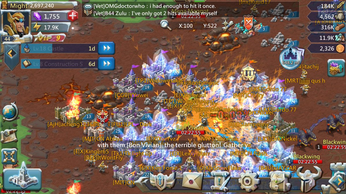 TheSpacemanLive's tweet photo. Bon Vivian attacks the realms of @LordsMobile and it's all out war!!! The race is on for a massive bounty!! #happyholidays #lordsmobile https://t.co/fkgEB7SNwN