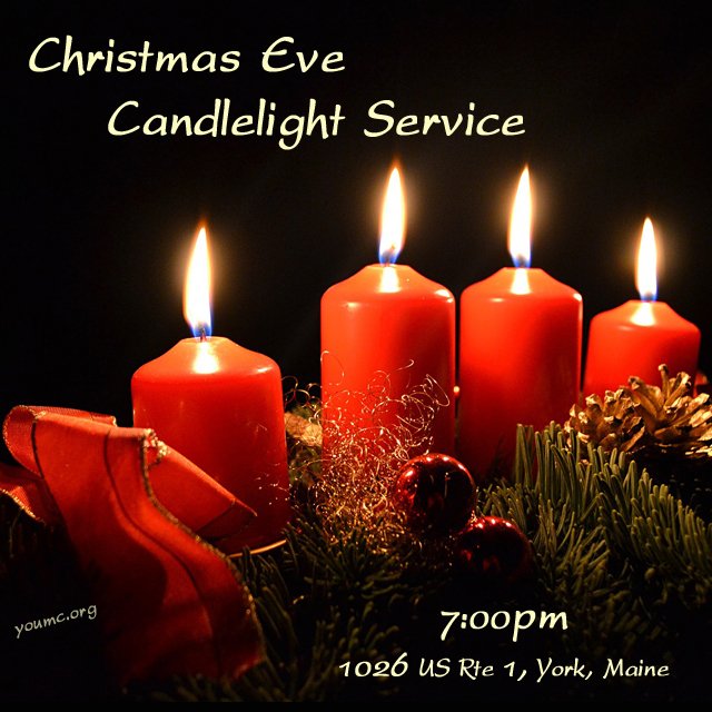 YorkOgunquit's tweet image. Christmas Eve Candlelight Service
Sat. Dec. 24 at 7:00 pm
Refreshments: Hot Mulled Cider &amp;amp; Cookies served after service.
#Christmas #youmc