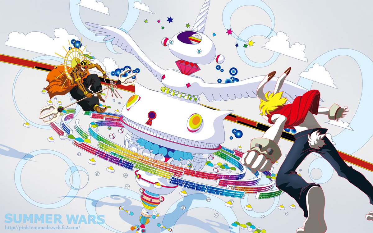 endlesscroll's tweet photo. Also convinced that, aside from the Digimon Movie, the design of Oz in Hosoda's film, Summer Wars, was partially inspired by this collab https://t.co/3WP7Wv6BDC
