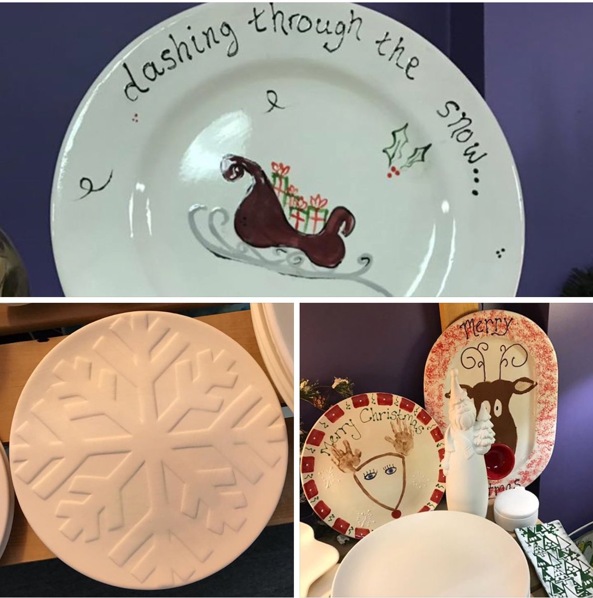 PaintedPlateWC's tweet photo. Merry Christmas Eve! 🎄🎁🎅 We will be open from 11am - 3pm! https://t.co/ffRx7zQoXC