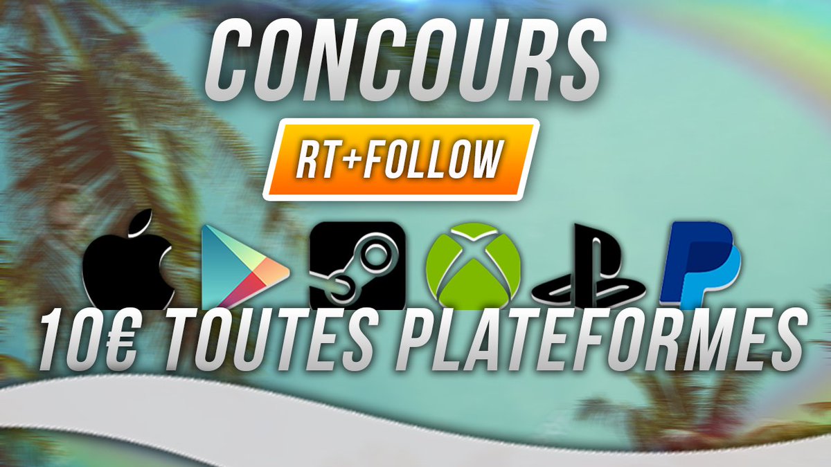SltCBarn's tweet image. #CONCOURS 🎈

GAGNE 10€ SUR LA PLATEFORME DE TON CHOIX ⚡

#RT + #FOLLOW @box_concours | @Tech_Unbox | @TremonDesign 🔁

TAS 15/01🔥#Giveway