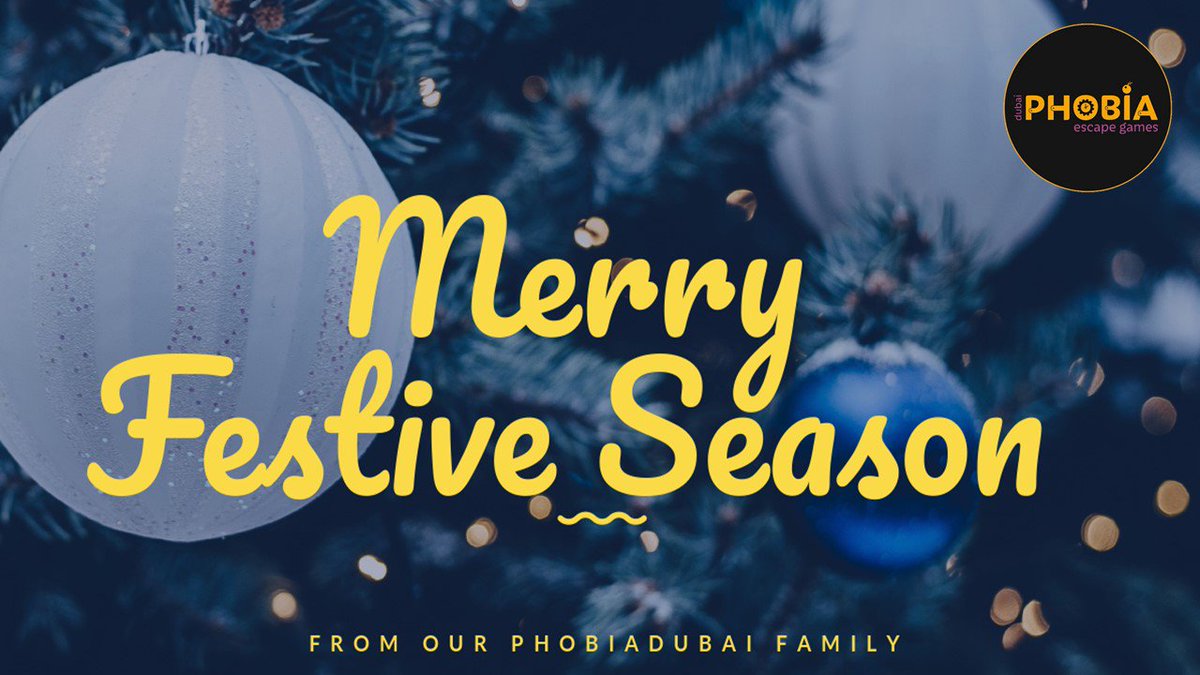 PhobiaDubai's tweet photo. Wishing all our tweeps a very merry festive season! We give back tomorrow #StayTuned #ChristmasEve #PhobiaDubai https://t.co/xH18LGQnxt https://t.co/Iu4dnFwFRe