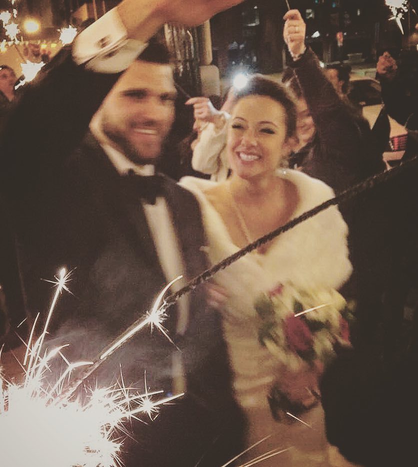 JoseColchao's tweet image. That smile says it all. One of my favorites from #courtneysgettingweild weekend. Cheers 🍾 to the #Weilers!