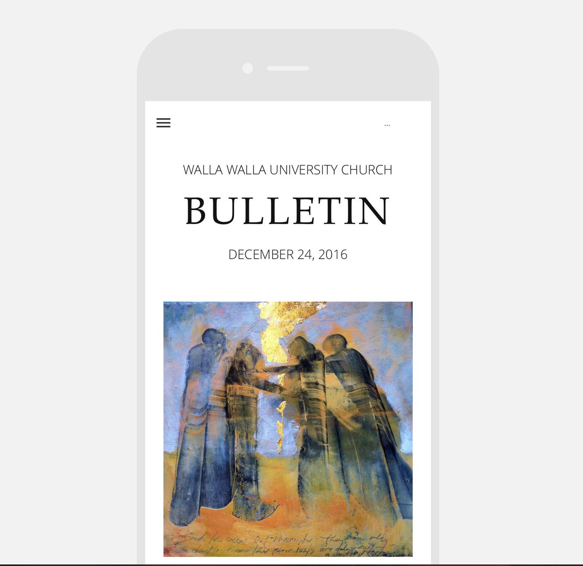 WWUChurch's tweet photo. Our weekly bulletin is not your ordinary church #bulletin. This week, we feature some beautiful artwork and story: https://t.co/lsxuUpqeQT. https://t.co/PaIHlSK8Z5