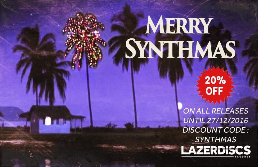 #MerrySynthmas from the guys at @Lazerdiscs Records

Their giving 20% off of all their releases!

Any other labels out there doing the same?
