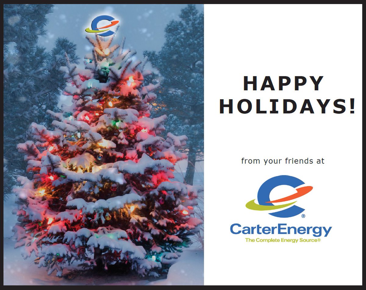 Happy Holidays!  Please travel safely--and if you see one of our trucks, please honk!  They're working to keep our customers full!