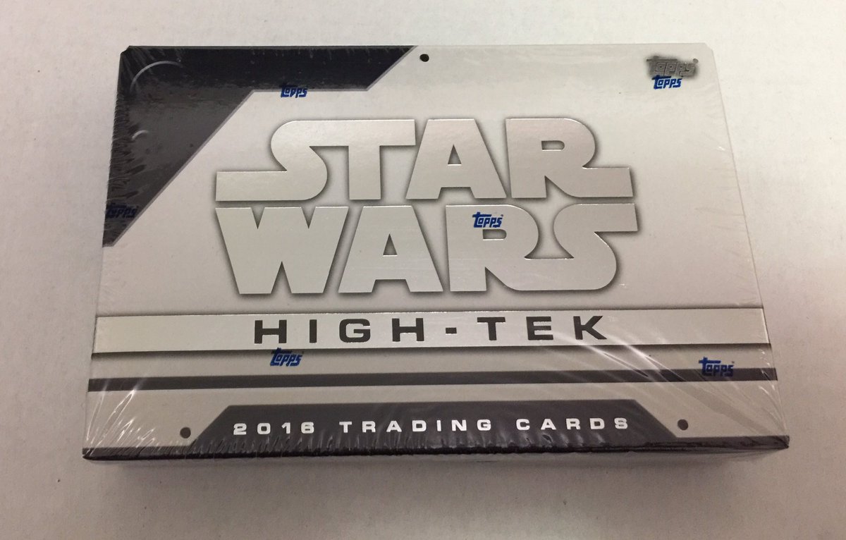 Alright, I'm in the giving mood. Let's give away a box of Star Wars High Tek!  Just follow and RT. Pretty simple. I'll pick a winner on Mon.