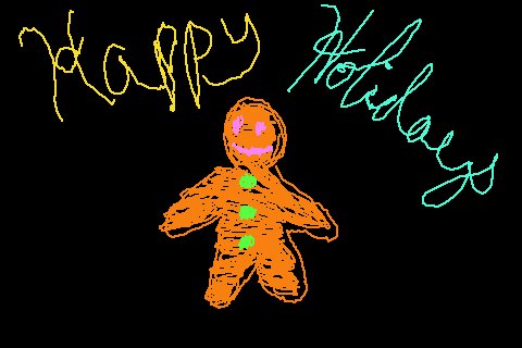 PiDoodleBot's tweet photo. New doodle from a #RaspberryPi.
#ChristmasEve #Gingerbread #holidays https://t.co/2NsTa7VuKR