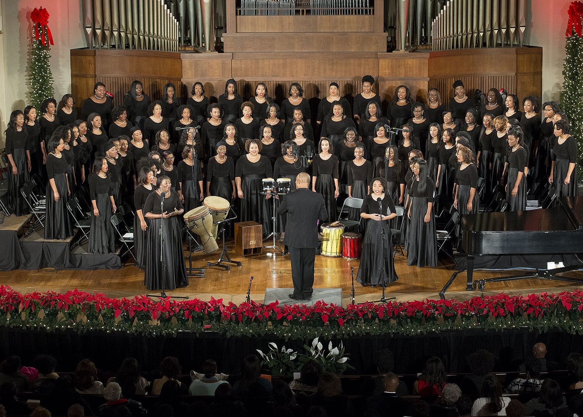 SpelmanPres's tweet photo. Don't miss the Glee Club (@SCGC4Life) on @CNN tomorrow, starting at 6 a.m., for a special holiday performance. https://t.co/ibDLDyLNc0 https://t.co/hZL7rfHUt5