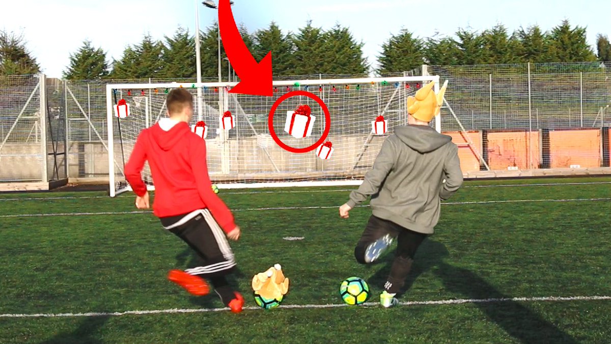 Behzinga's tweet photo. 98.7% of you will RT for a Christmas football video tonight https://t.co/RlZcyXjX5B
