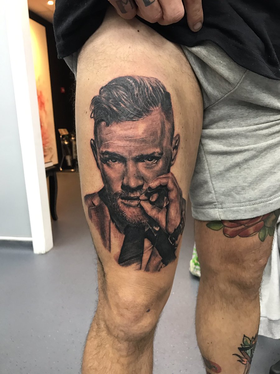 UFC star Conor McGregor gets a giant tiger tattoo on his belly  For The Win