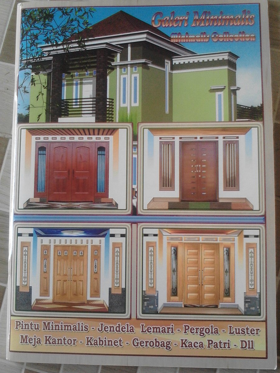 Untuk Pengusaha KUSEN,PINTU,JENDELA ada penuntun Contoh/model design harganya Rp.120 000;