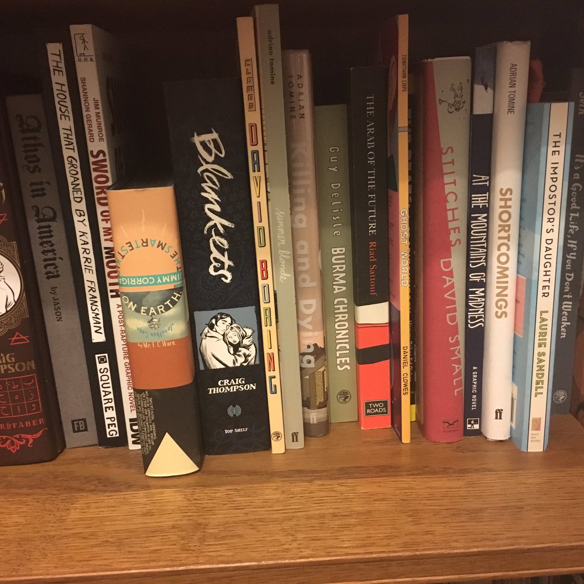 allgoodtales's tweet photo. I'm a massive fan of #graphicnovels . Here's some of the collection. Jack https://t.co/Eq1BnhuuQV