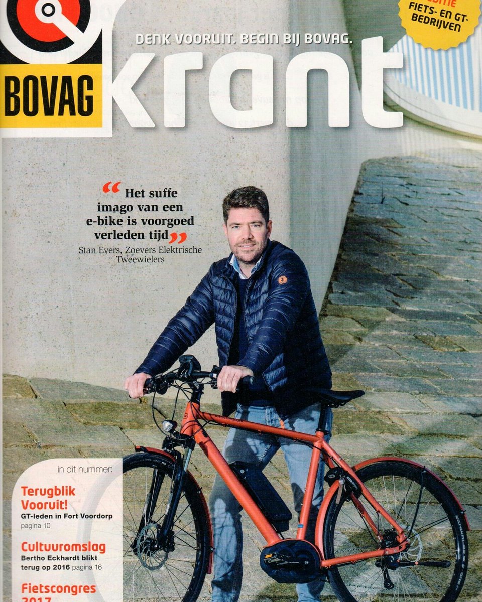Op de cover van het <a href="/BOVAG/">BOVAG</a> vakblad! #trots