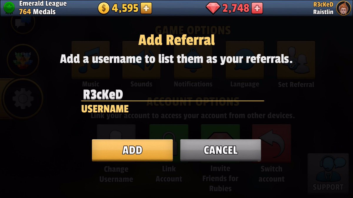 Add me as referral if you play <a href="/GetWreckedGame/">Get Wrecked</a>