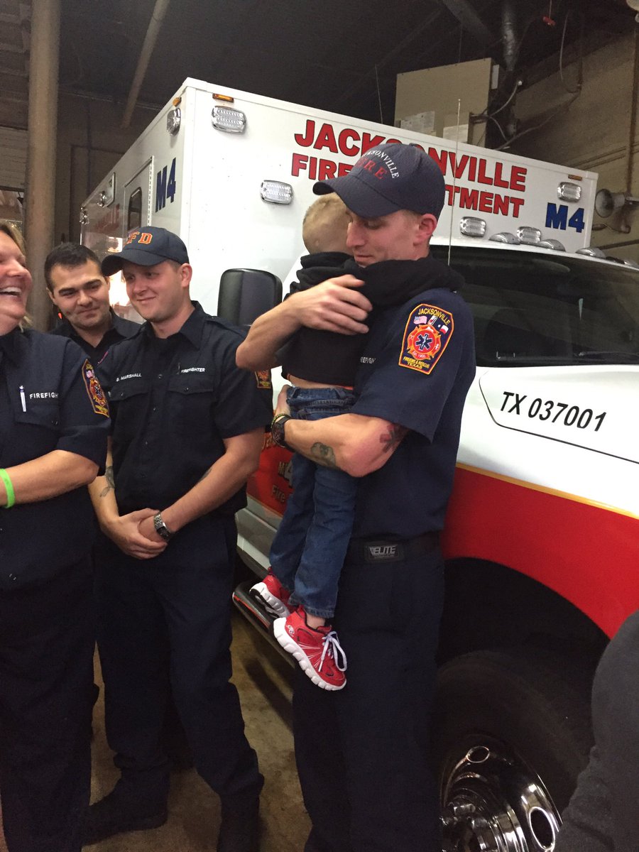 My brother drowned a year ago today. He was w/o a heart beat for almost an hr. Today he got to see the first responders who helped save him.